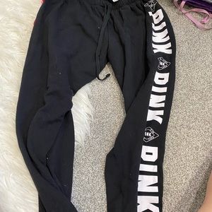 Pink sweatpants